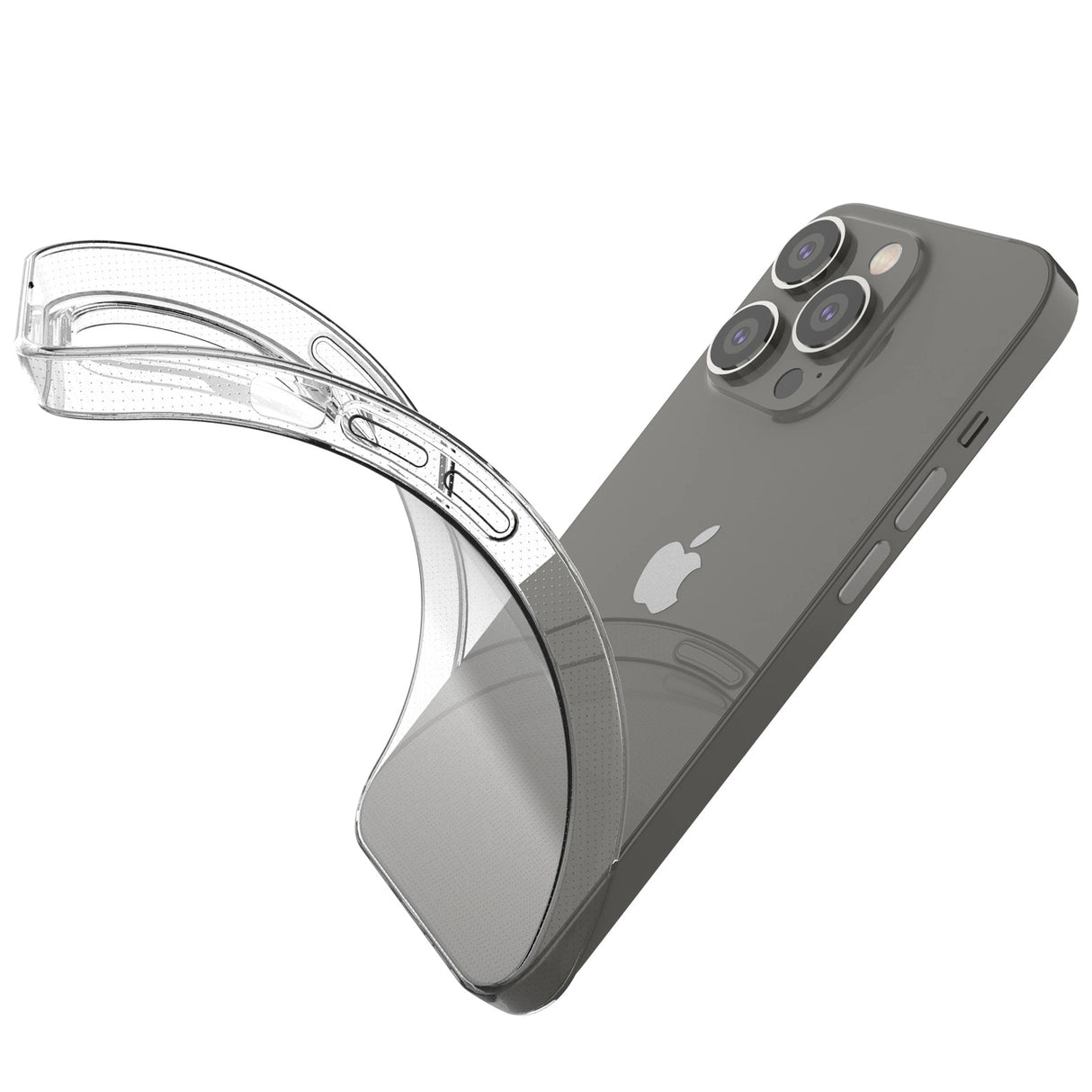 Ultra klar 0,5 mm iPhone 14 Pro gel gennemsigtige cover
