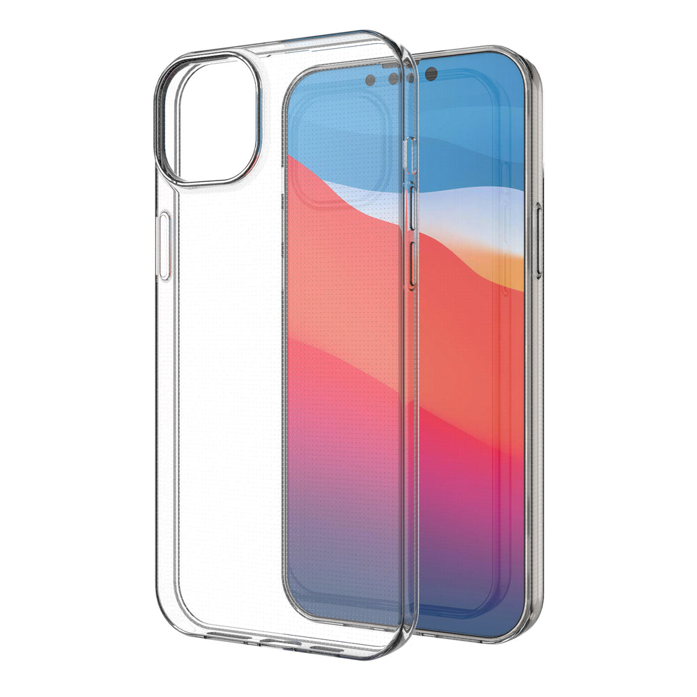 Gelkasse til Ultra Clear 0,5 mm iPhone 14 Max gennemsigtig
