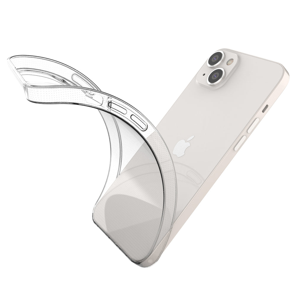 Gelkasse til Ultra Clear 0,5 mm iPhone 14 Max gennemsigtig