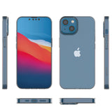 Gel cover til Ultra Clear 0,5 mm iPhone 14 gennemsigtige