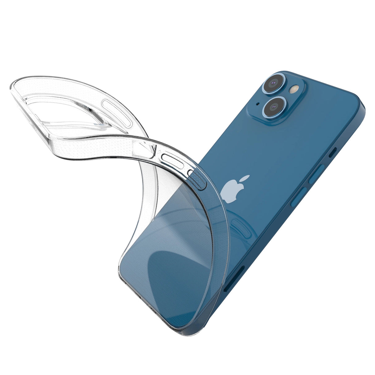 Gel cover til Ultra Clear 0,5 mm iPhone 14 gennemsigtige