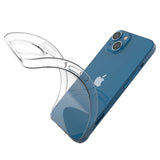 Gel cover til Ultra Clear 0,5 mm iPhone 14 gennemsigtige