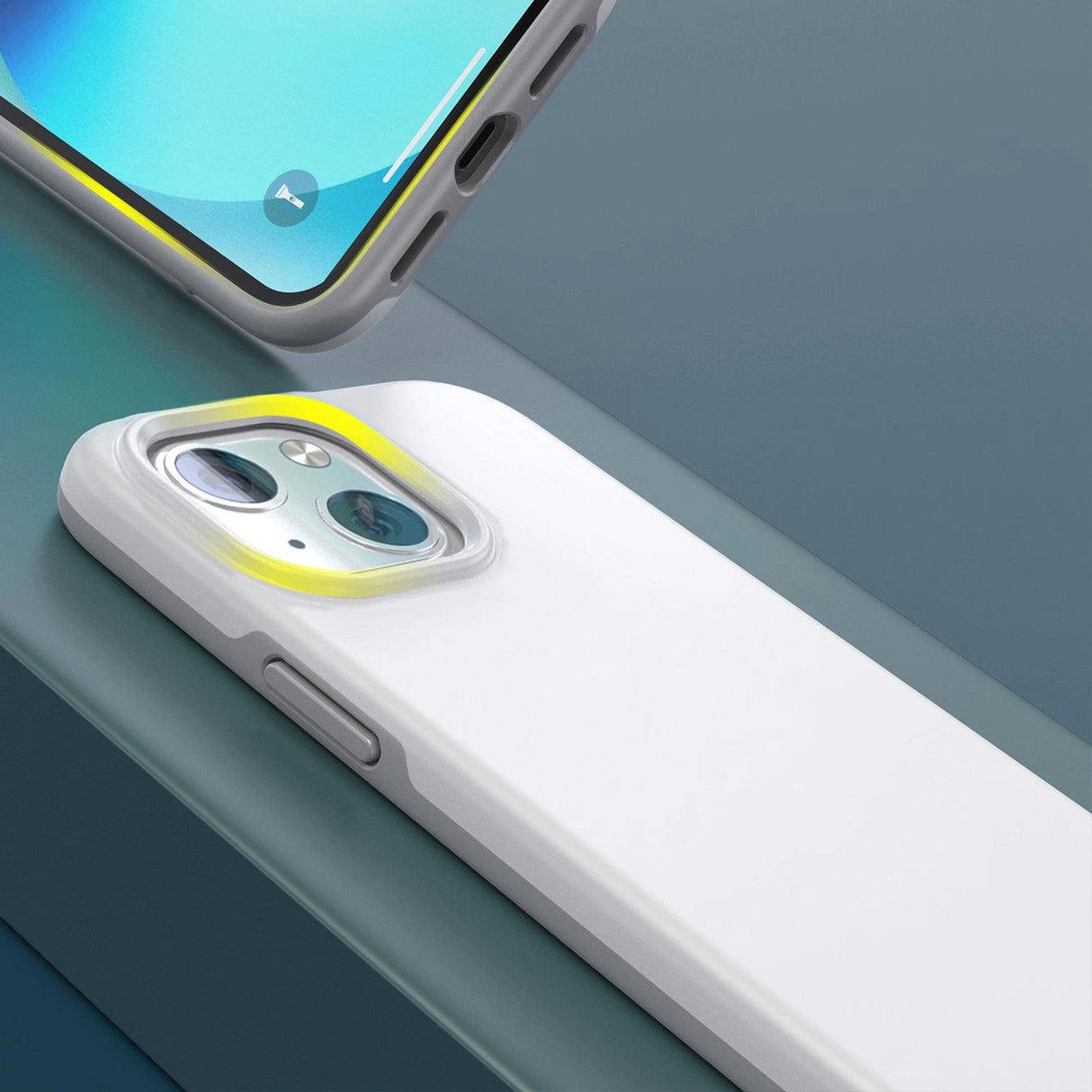 Choetech MFM Anti-drop case Made For MagSafe til iPhone 13 hvid (PC0112-MFM-WH)