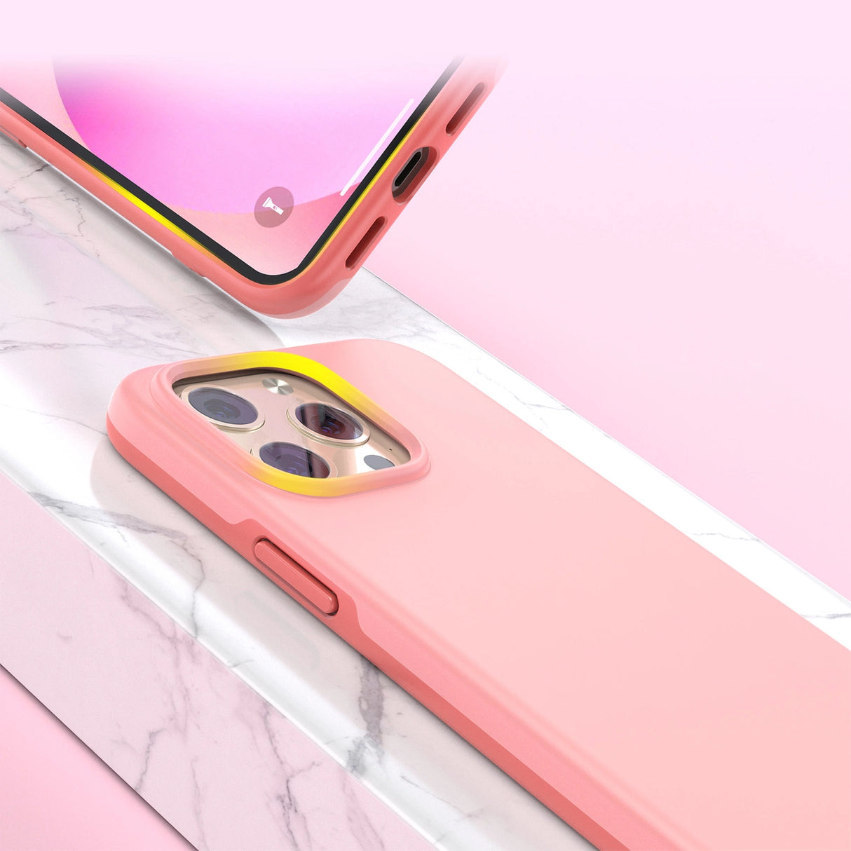 Choetech MFM Anti-drop case Made For MagSafe til iPhone 13 Pro pink (PC0113-MFM-PK)