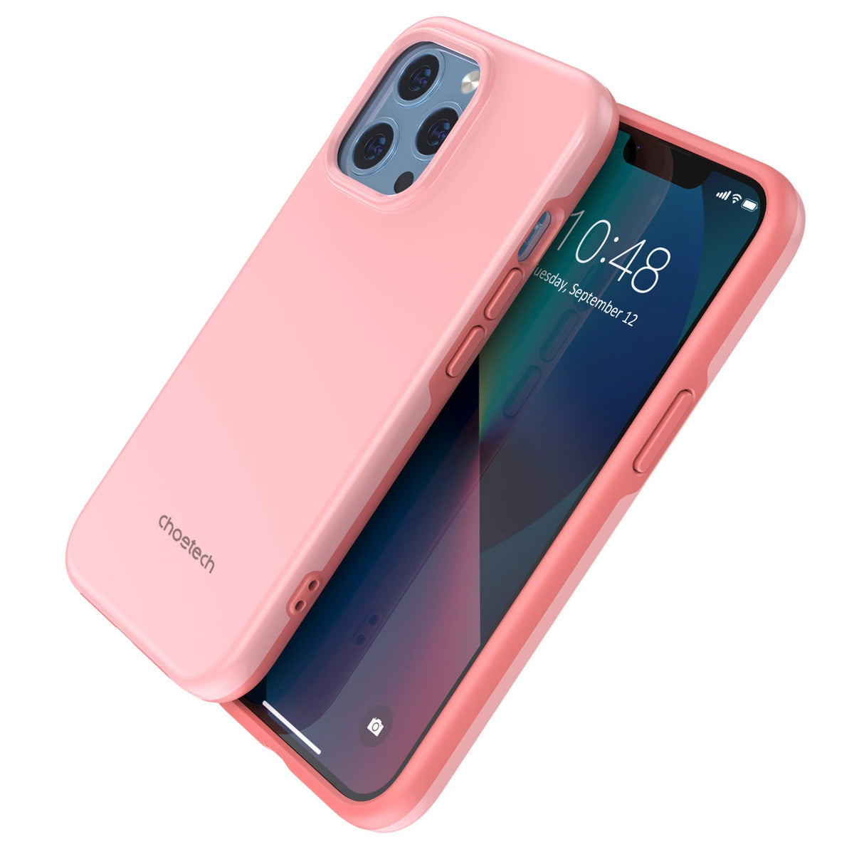 Choetech MFM Anti-drop case Made For MagSafe til iPhone 13 Pro pink (PC0113-MFM-PK)