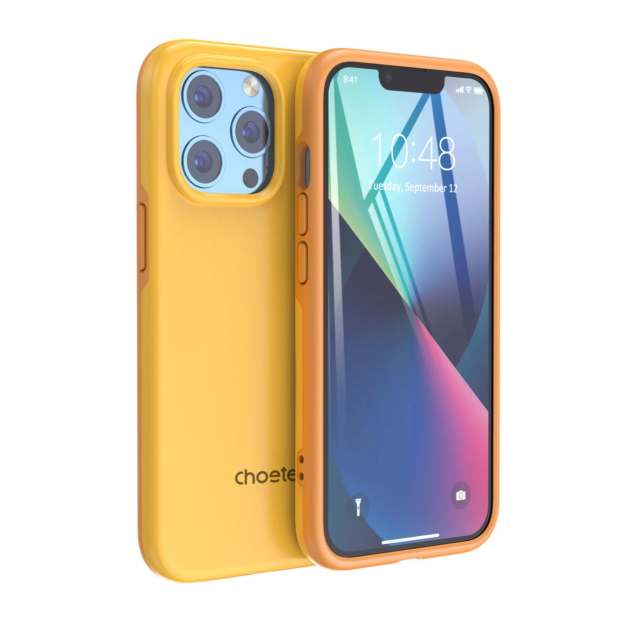 Choetech MFM Anti-drop case Made For MagSafe til iPhone 13 Pro orange (PC0113-MFM-YE)