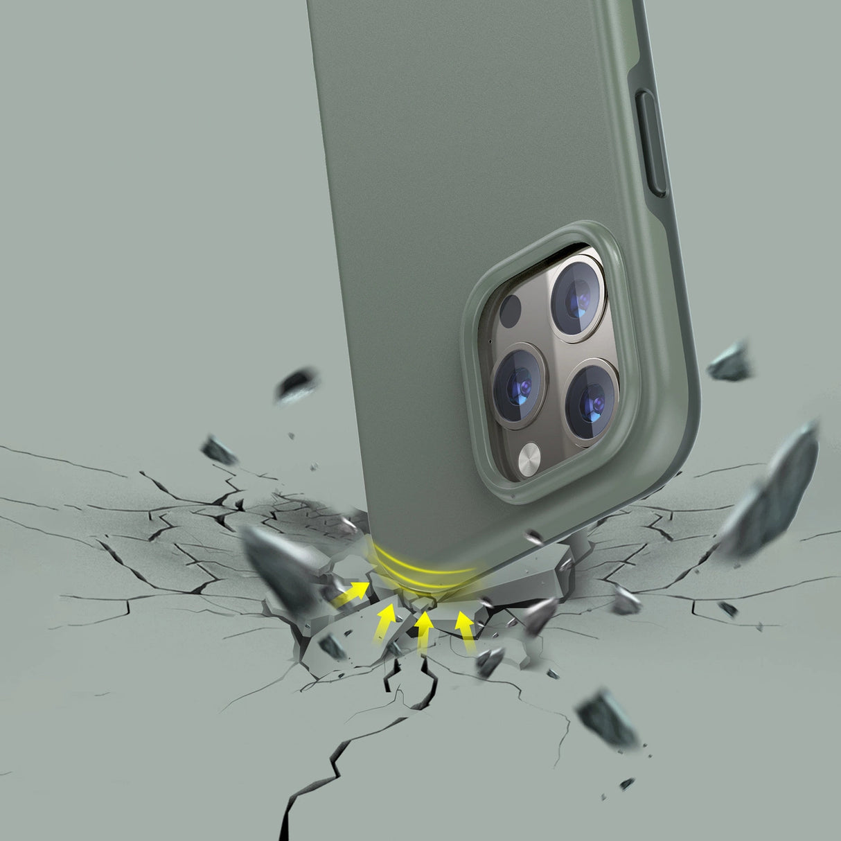Choetech MFM Anti-drop Case Cover til iPhone 13 Pro Max grøn (PC0114-MFM-GN)