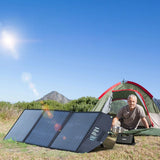 Choetech SC008 solopladning 120W DC / USB-C / 2x USB-A - sort
