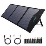 Choetech SC008 solopladning 120W DC / USB-C / 2x USB-A - sort