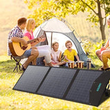 Choetech SC008 solopladning 120W DC / USB-C / 2x USB-A - sort