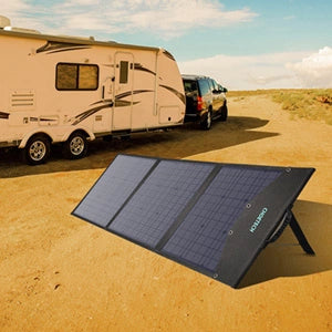 Choetech SC008 solopladning 120W DC / USB-C / 2x USB-A - sort