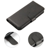 Magnetkasse elegant kasse med flap- og stativfunktion Honor Magic 4 Pro sort