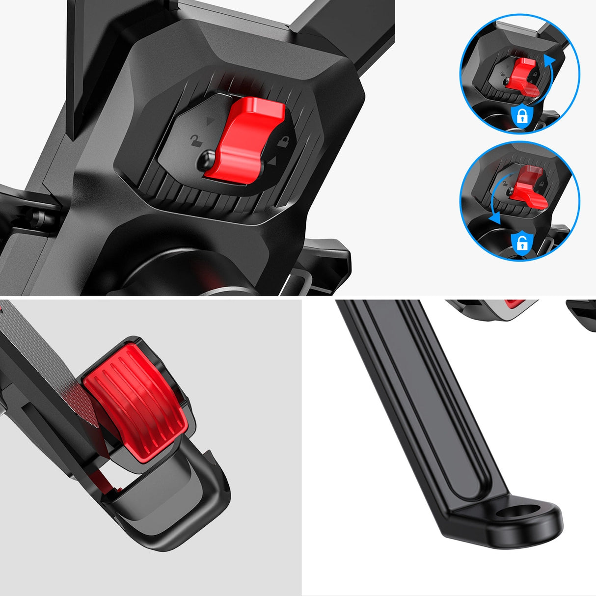 Joyroom motorcykel telefonholder sort (JR-ZS288-m)