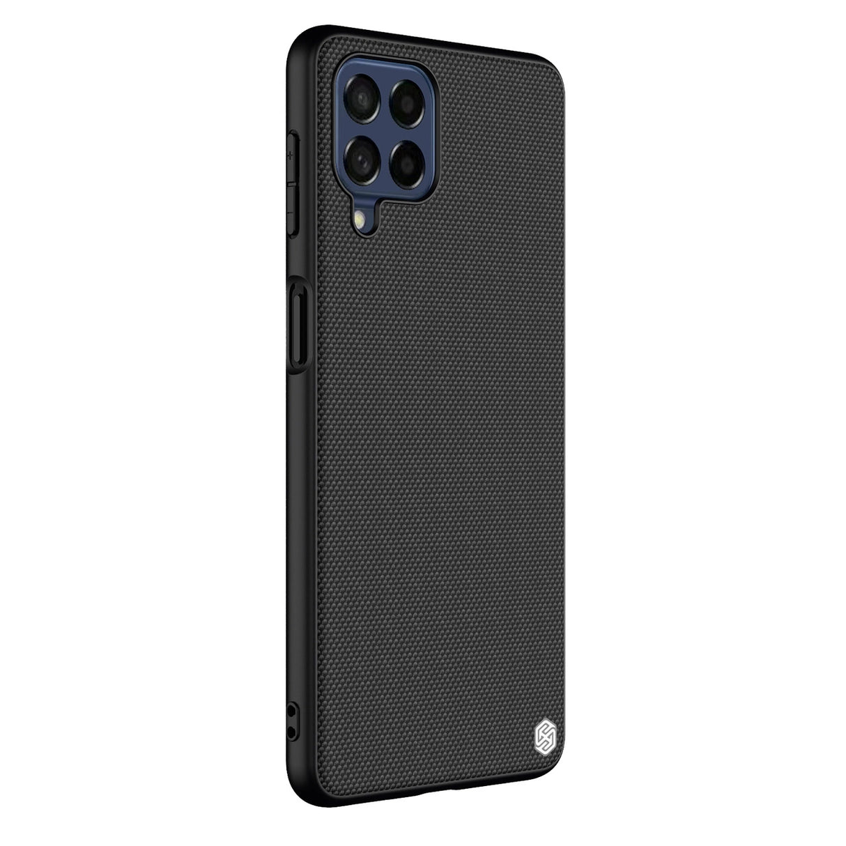 Nillkin Textured Case holdbar forstærket kuffert med gel ramme og nylon tilbage til Samsung Galaxy M53 5G sort