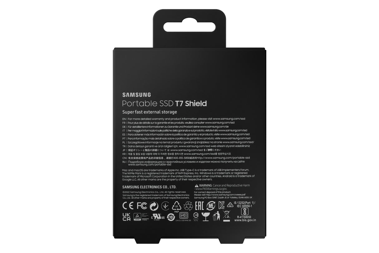 Samsung MU-PE2T0S 2 TB USB Type-C 3.2 Gen 2 (3.1 Gen 2) Sort