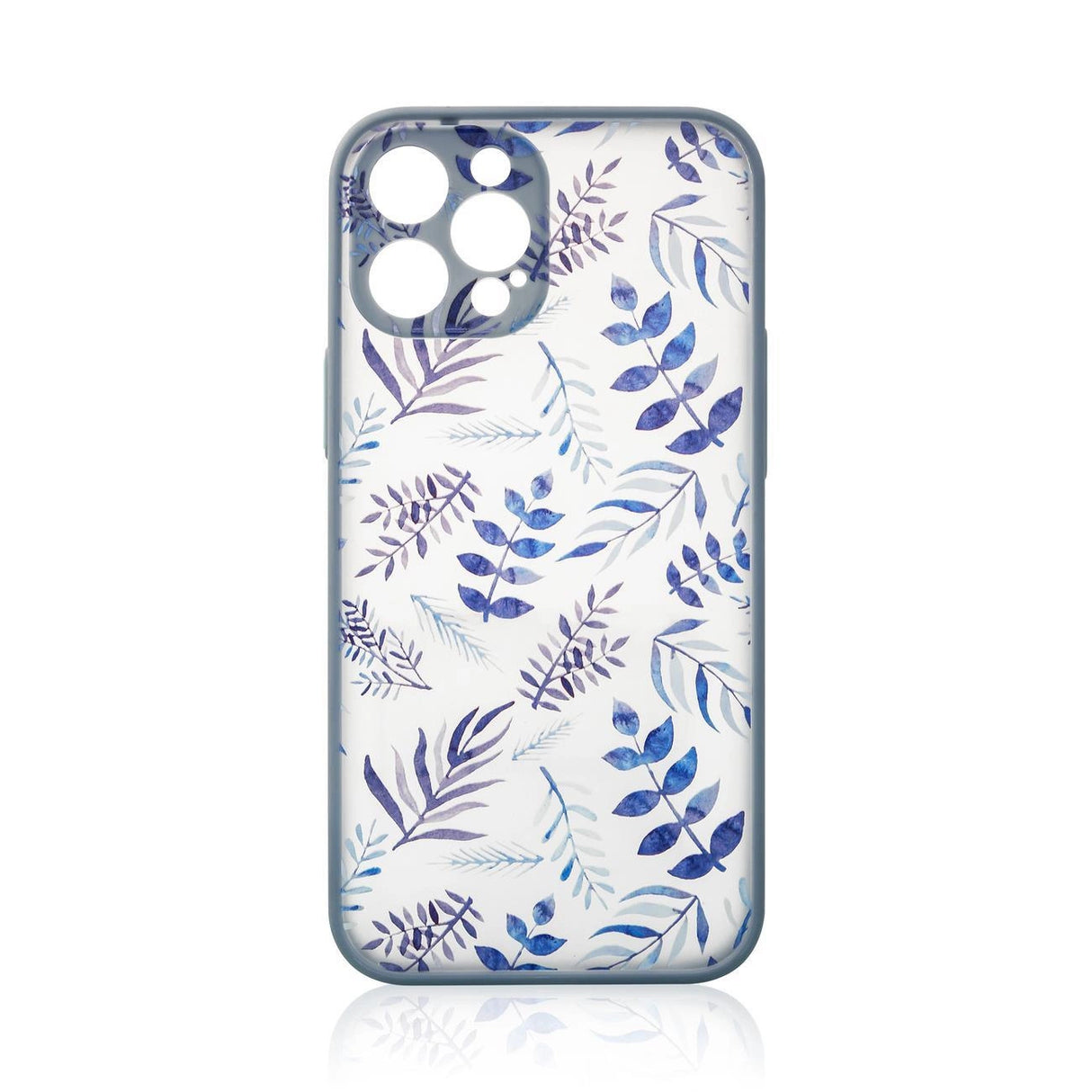 Design Case Cover til Samsung Galaxy A12 5G Flower Cover mørkblå