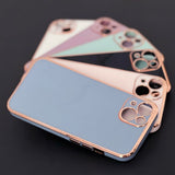 Lighting Color Case for Xiaomi Redmi Note 11 guld ramme gel cover blå