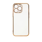 Lighting Color Case for Xiaomi Redmi Note 11 Pro gel cover med guldramme hvid