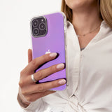 Aurora Case for iPhone 13 Pro gel neon cover lilla
