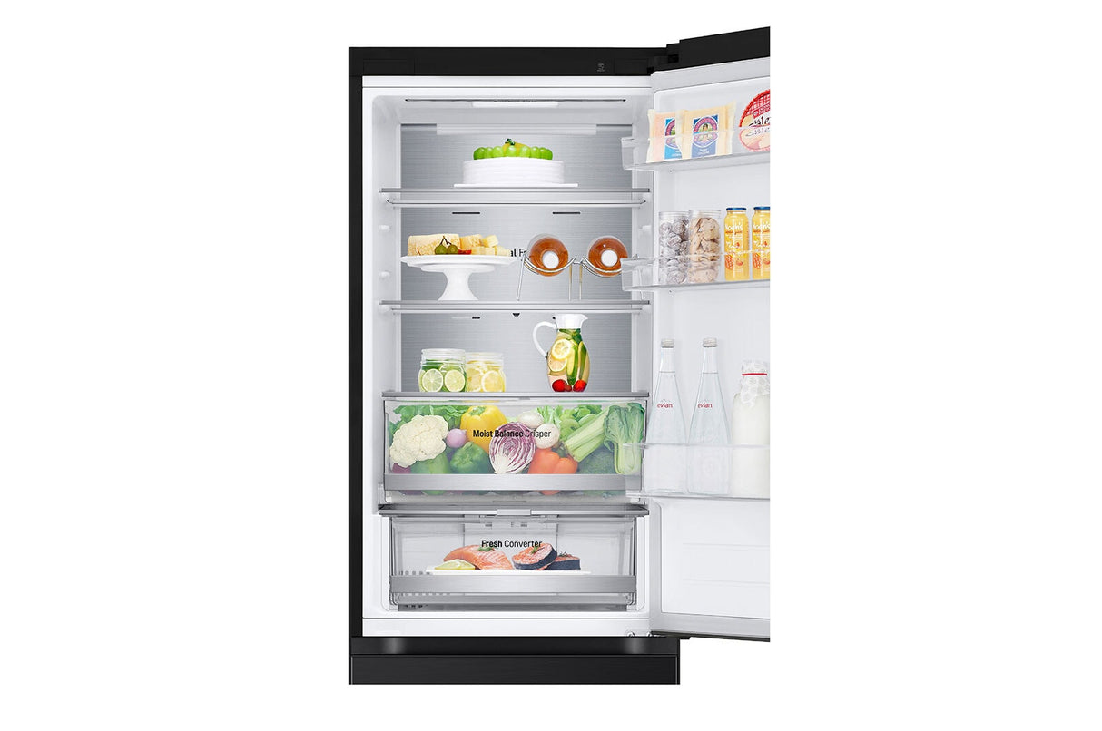 LG GBV5150DEP køle-/fryseskab Fritstående 344 L Sort