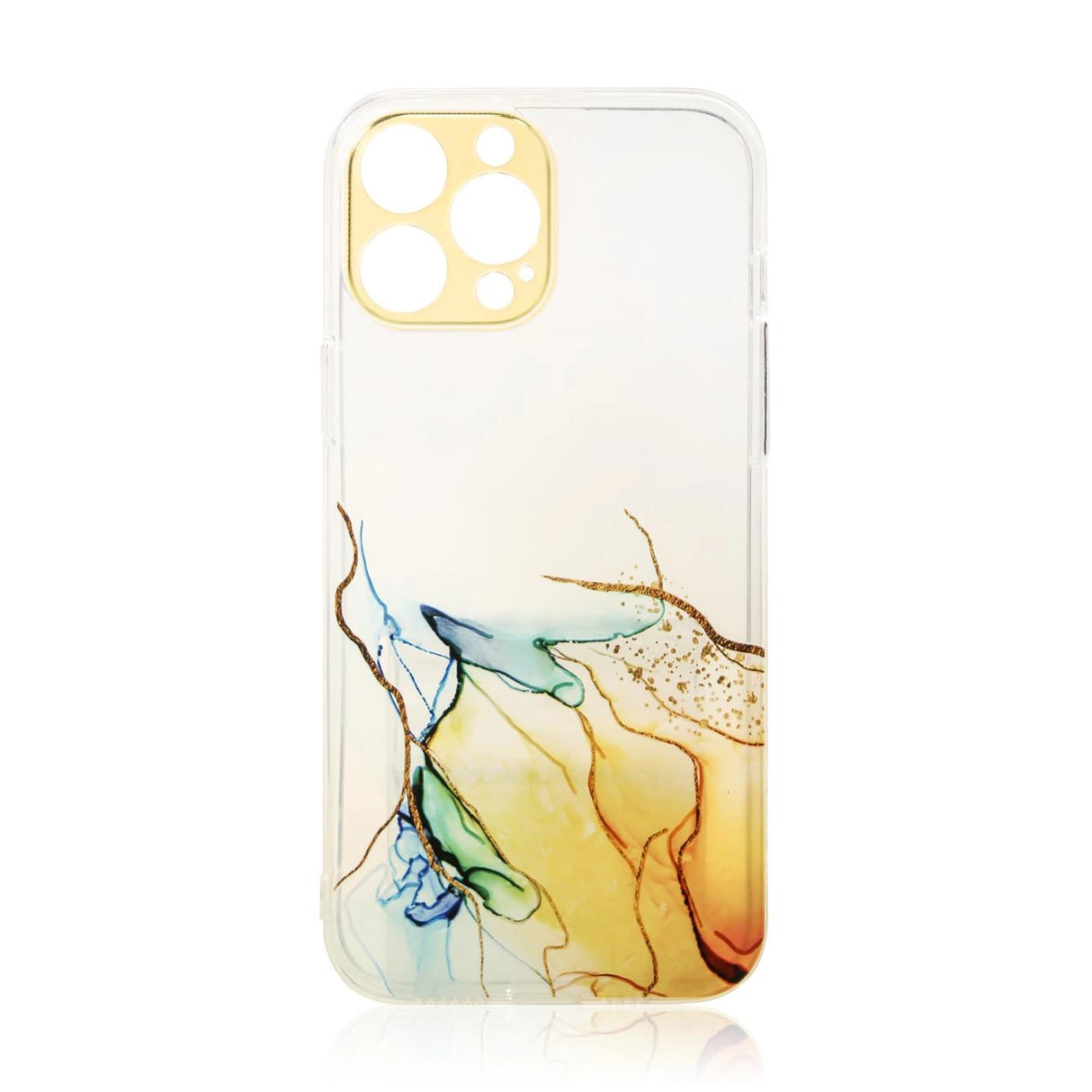Marmor Case Cover til Xiaomi Redmi Note 11 Gel Cover Orange Marmor
