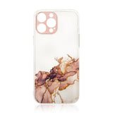 Marmorkasse til Xiaomi Redmi Note 11 Gel Cover Marmorbrun
