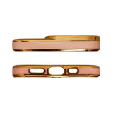 Fashion Case Case til Samsung Galaxy A12 5G Guldramme Gel Cover Guld
