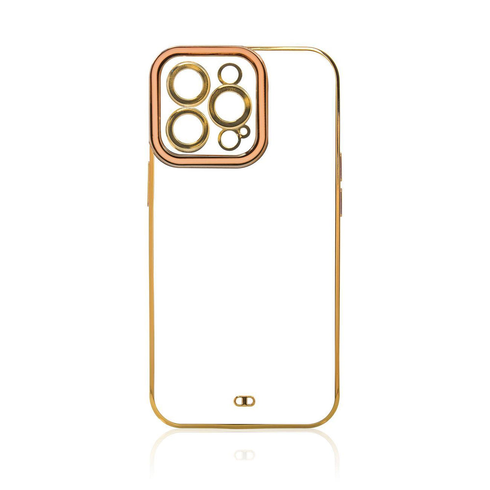 Fashion Case Case til Samsung Galaxy A12 5G Guldramme Gel Cover Guld