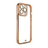Fashion Case Cover til Xiaomi Redmi Note 11 Pro Guldramme Gel Cover Guld