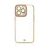 Fashion Case Cover til Xiaomi Redmi Note 11 Pro Guldramme Gel Cover Guld