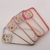 Fashion Case Cover til Xiaomi Redmi Note 11 Pro Guldramme Gel Cover Hvid