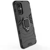 Ring Armor robust hybrid case cover + magnetisk holder til OnePlus Nord N20 5G sort