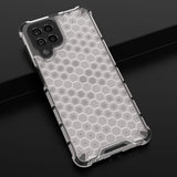 Honeycomb case pansret cover med en gel ramme til Samsung Galaxy M53 5G gennemsigtig