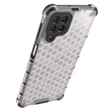 Honeycomb case pansret cover med en gel ramme til Samsung Galaxy M53 5G sort