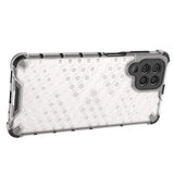 Honeycomb case pansret cover med en gel ramme til Samsung Galaxy M53 5G sort