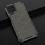 Honeycomb case pansret cover med en gel ramme til Samsung Galaxy M53 5G sort