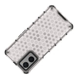 Honeycomb case pansret cover med gel ramme Oppo A76 / Oppo A36 / Realme 9i gennemsigtig