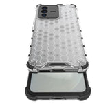Honeycomb case pansret cover med en gel ramme Vivo V23 5G sort