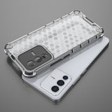 Honeycomb case pansret cover med en gel ramme Vivo V23 5G sort