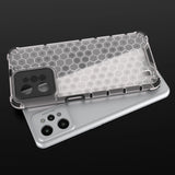 Honeycomb case pansret cover med en gel ramme Realme C31 gennemsigtig