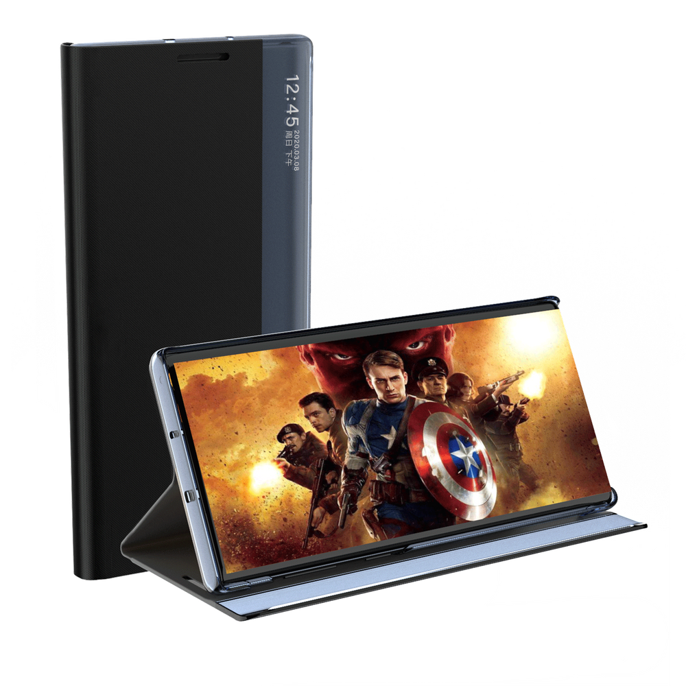 Ny Sleep Case cover med en standfunktion til Samsung Galaxy M53 5G sort