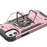 Wozinsky Ring Armor case til iPhone 14 pansret dække magnetisk holder guldring