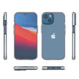 Spring Case for iPhone 14 silikone sag med en ramme sort