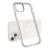 Spring Case til iPhone 14 Plus silikonhylster med en sort ramme