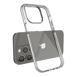 Spring Case til iPhone 14 Pro silikonhylster med en sort ramme