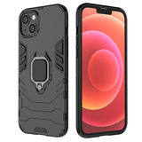 Ring Armor case til iPhone 14 Plus pansret cover magnetisk holder ring sort