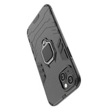 Ring Armor Case for iPhone 14 Pro pansret cover magnetisk holder ring sort