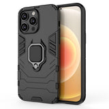 Ring Armor Case for iPhone 14 Pro pansret cover magnetisk holder ring sort