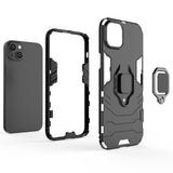 Ring Armor Case for iPhone 14 Pro pansret cover magnetisk holder ring sort