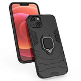 Ring Armor case til iPhone 14 Pro pansret cover magnetisk holder ring sort
